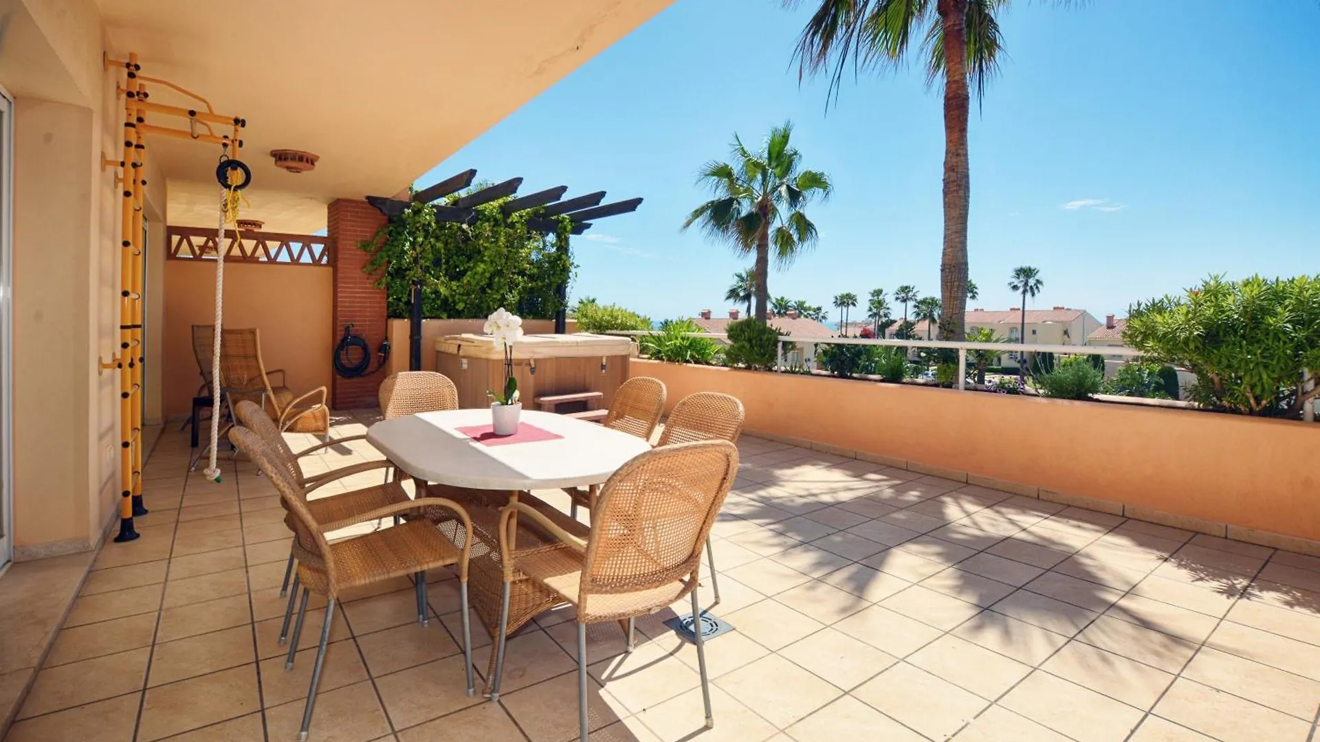Malibu Mansions Sea View Siute Jacuzzi Malaga Mijas Fuengirola Spain El Faro Appartamento